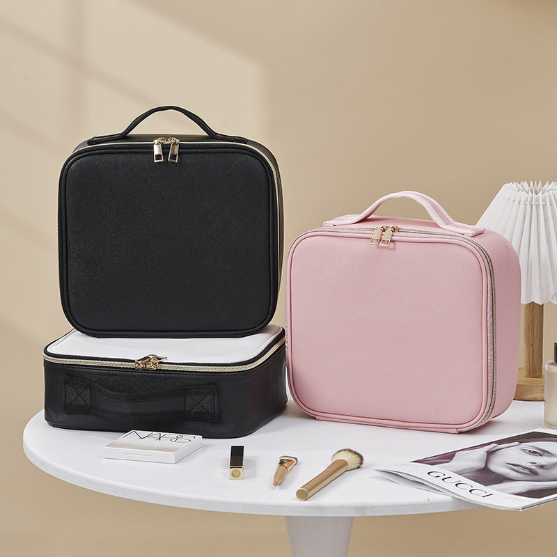 LED Illuminated Makeup Case with Mirror