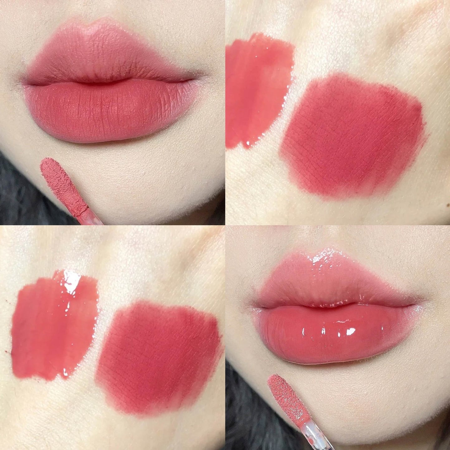 Double Ended Lip Gloss Matte and Glossy Finish